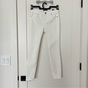 Buffalo David Bitton Cream Skinny Jeans